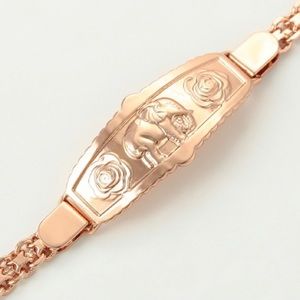 7.8-8.3” Rose Gold Fashion Elephant Bracelet Brand New Gift